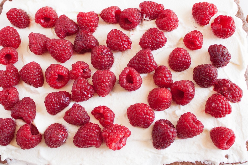 Cream and Raspberries filling