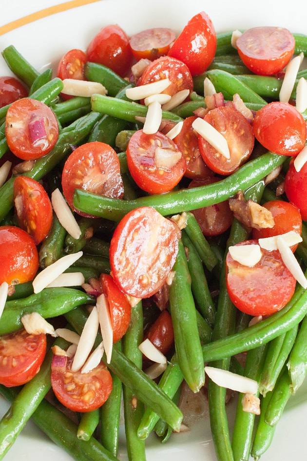 Warm Tomato and Green Bean Salad