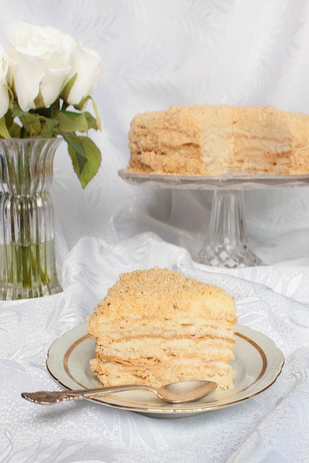 Cake Napoleon - Russian Mille-feuille