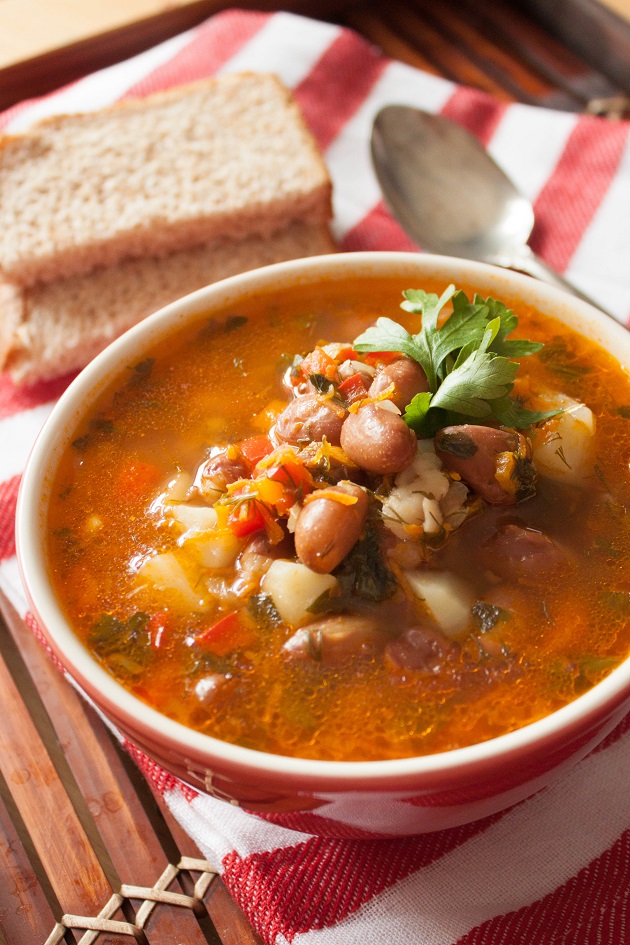 Bean Soup with Vegetables