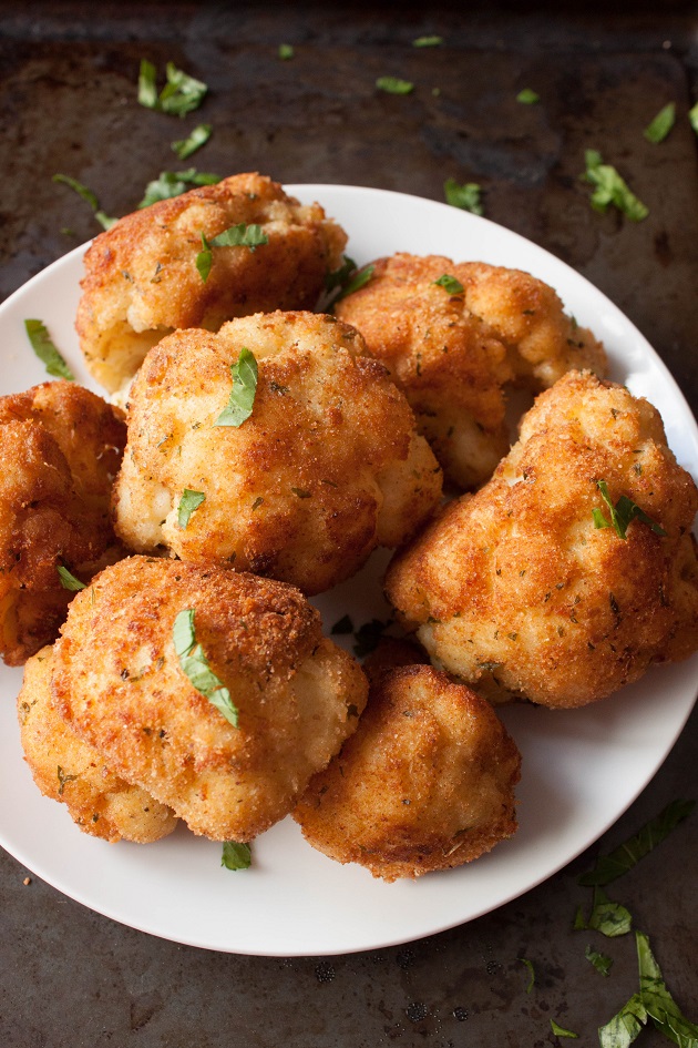 Breaded Cauliflower with Italian Herbs