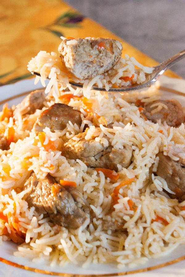 Meat Pilaf - Russian Plov Recipe