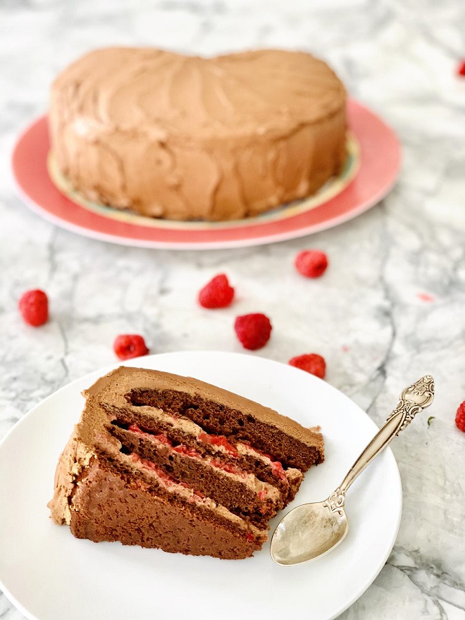 Chocolate Raspberry Cake 