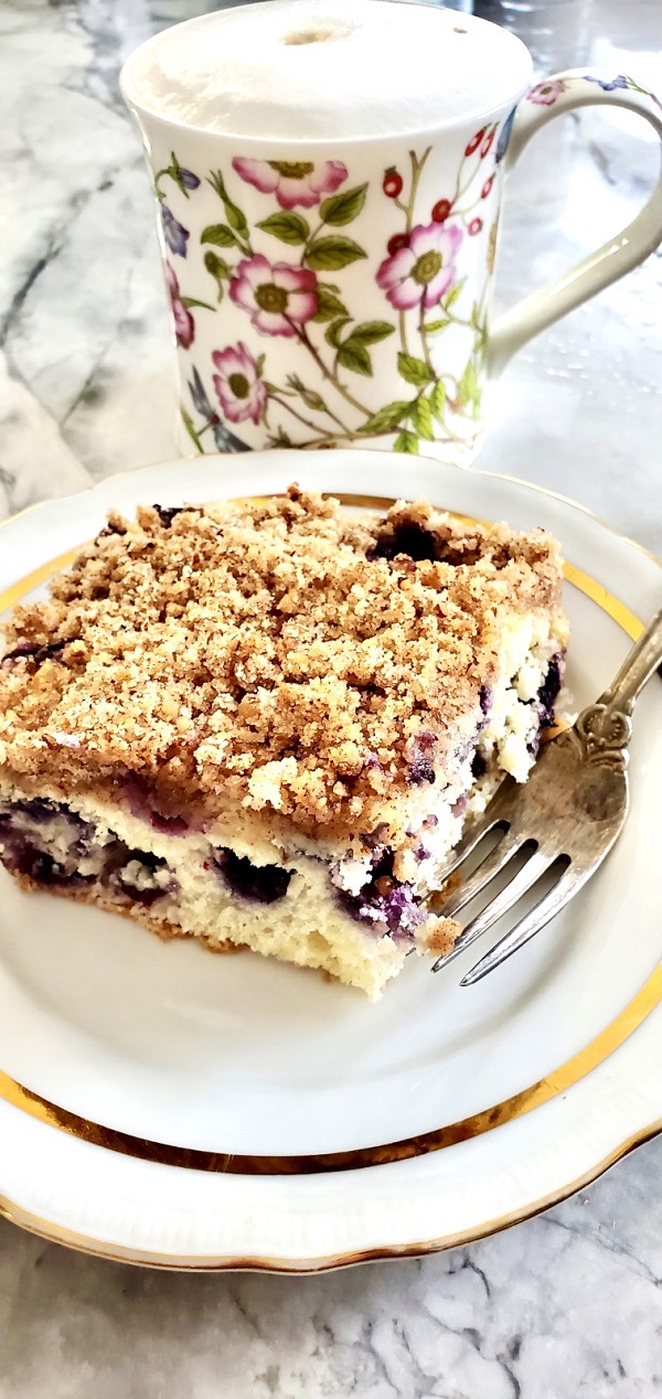 Coffee Blueberry Cake