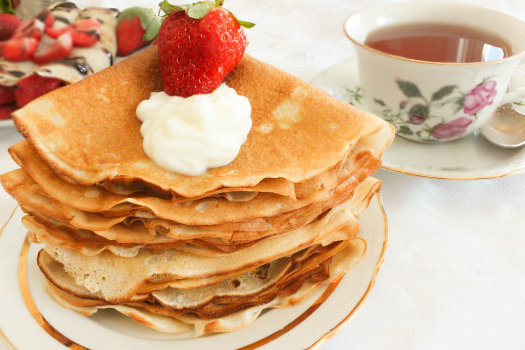 Blinis - Incredibly good Russian pancakes - serve with ro