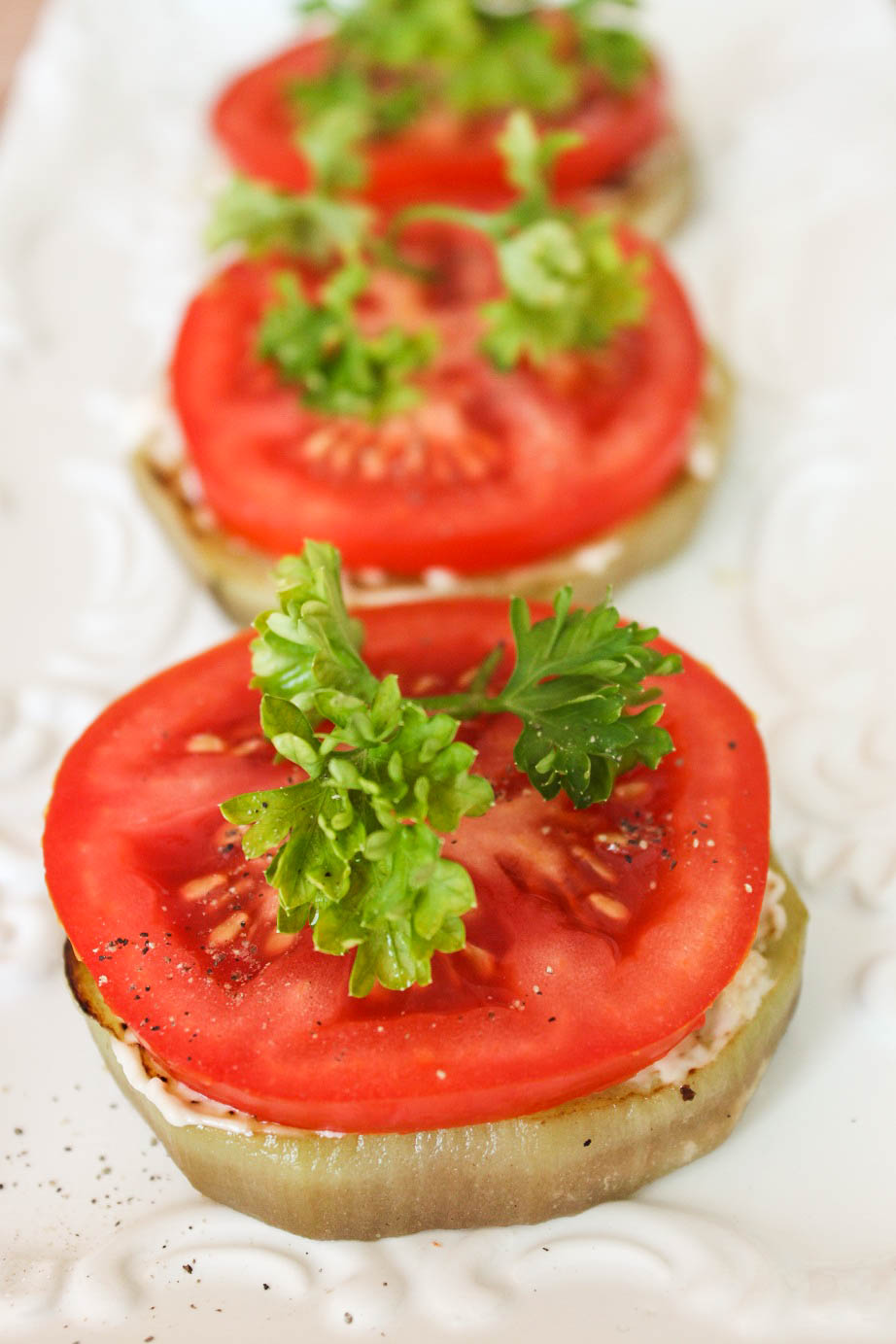 Piquant  Aubergine with Tomato and Garlic