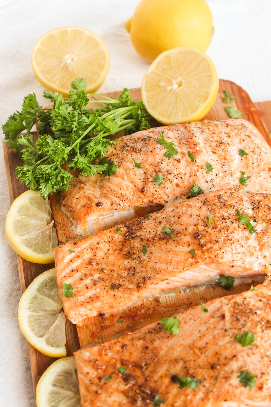 Baked Salmon with Herbs and Lemon - Delicious, flavorful and very easy to prepare.