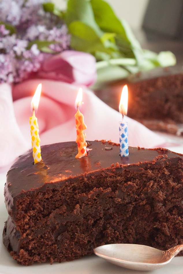 Rich Double Chocolate Cake