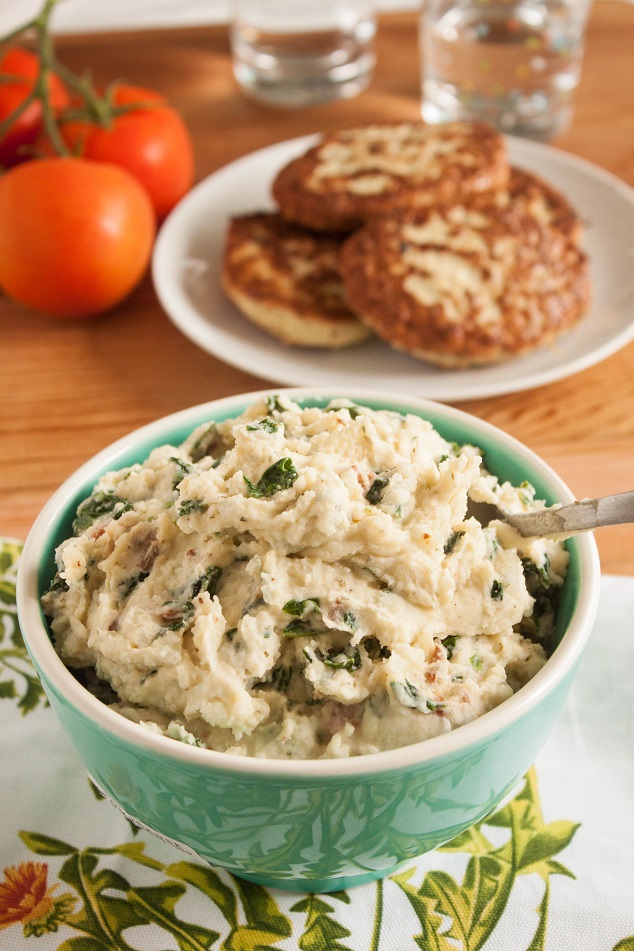 Bacon-spinach Mashed Potatoes